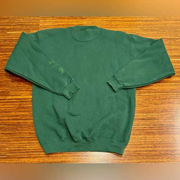 Vintage 90s Shamrock run portland Crewneck Sweatshirt Pullover Jumper medium EUC - Picture 5 of 5